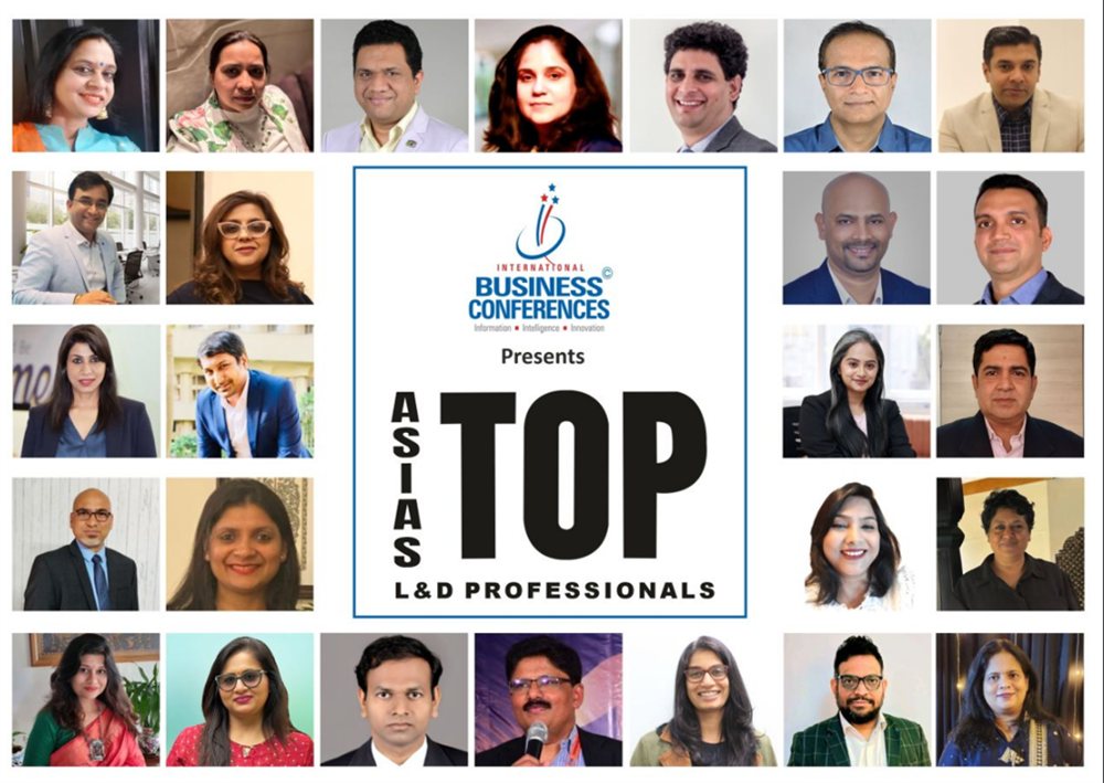 Shalini Nair receiving the Great Indian L&D Leaders award